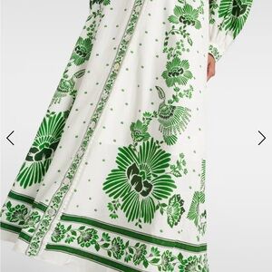 Farm Rio Forest soul off white maxi dress